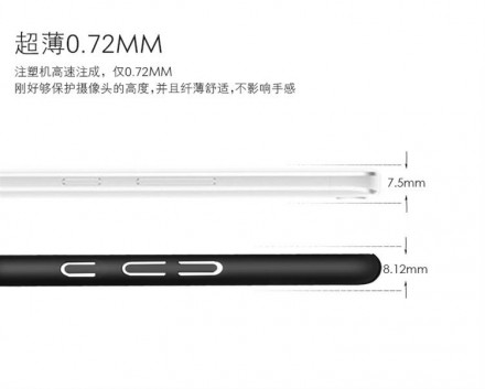 Пластиковая накладка Pudini Full body 360 для Xiaomi Mi5