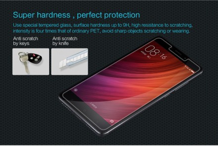 Защитное стекло Nillkin Anti-Explosion (H) для Xiaomi Redmi Note 4X