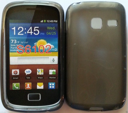 ТПУ накладка для Samsung S6102 Galaxy Y Duos (матовая)