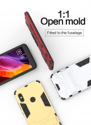 Накладка Strong Guard для Xiaomi Redmi S2 (ударопрочная c подставкой)