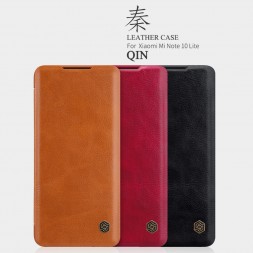 Чехол (книжка) Nillkin Qin для Xiaomi Mi Note 10 Lite