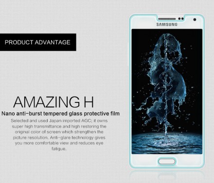 Защитное стекло Nillkin Anti-Explosion (H) для Samsung A500H Galaxy A5