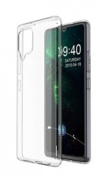 Ультратонкий ТПУ чехол Crystal для Samsung Galaxy A12 (прозрачный)