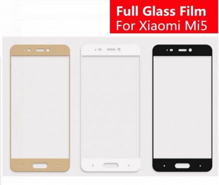 Защитное стекло с рамкой для Xiaomi Mi5 Frame 2.5D Glass