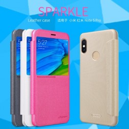 Чехол (книжка) Nillkin Sparkle для Xiaomi Redmi Note 5 Pro