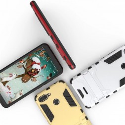 Чехол накладка Strong Guard для Xiaomi Redmi 6 (ударопрочный c подставкой)