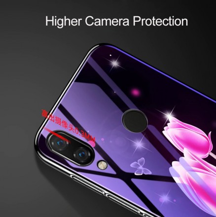 ТПУ накладка Violet Glass для Huawei P Smart 2019