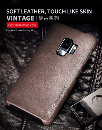 Кожаная накладка X-Level Vintage Series для Samsung J415 Galaxy J4 Plus 2018