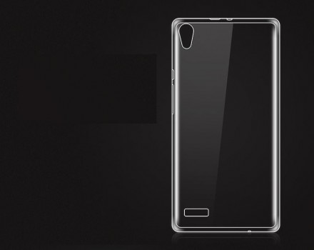Ультратонкая ТПУ накладка Crystal для Huawei Ascend P6 (прозрачная)