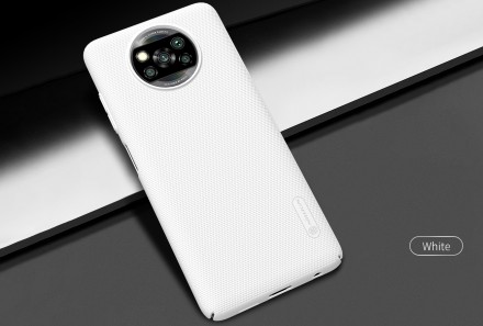 Пластиковый чехол Nillkin Super Frosted для Xiaomi Poco X3