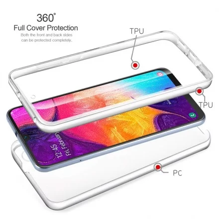 Прозорий чохол Full Body 360 Degree для Samsung Galaxy A50s A507F