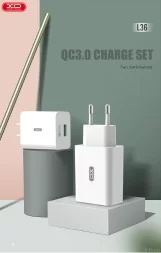 СЗУ XO L36 1 USB (QC 3.0A)