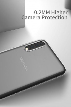 ТПУ чехол X-Level Antislip Series для Samsung Galaxy A70S (прозрачный)