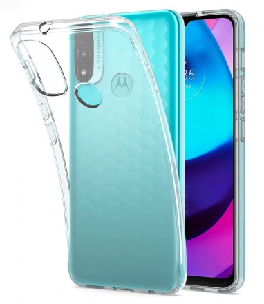 TPU чехол Prime Crystal 1.5 mm для Motorola Moto E40