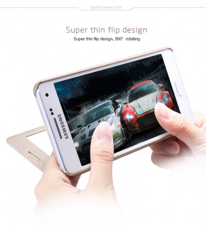 Чехол (книжка) Nillkin Sparkle для Samsung A500H Galaxy A5