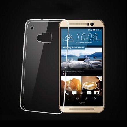 Ультратонкая ТПУ накладка Crystal для HTC One M9 (прозрачная)