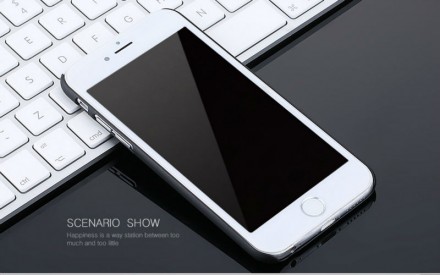 Пластиковая накладка X-Level Metallic Series для iPhone 7 Plus (soft-touch)