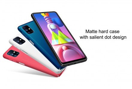 Пластиковый чехол Nillkin Super Frosted для Samsung Galaxy M51 M515F