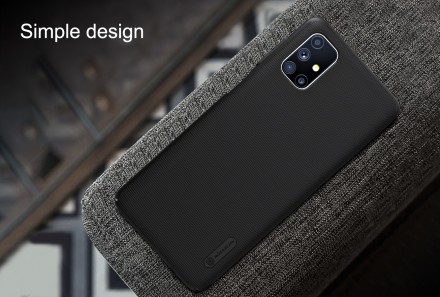 Пластиковый чехол Nillkin Super Frosted для Samsung Galaxy M51 M515F