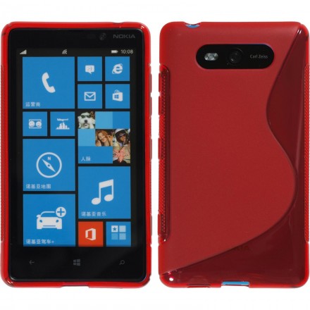 ТПУ накладка S-line для Nokia Lumia 820