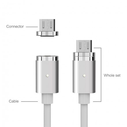 USB - Micro USB кабель Metal Magnetic