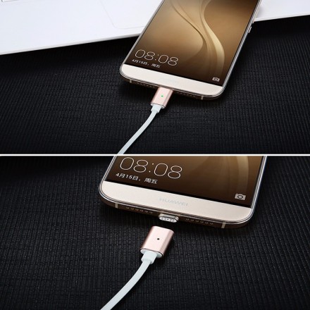 USB - Micro USB кабель Metal Magnetic