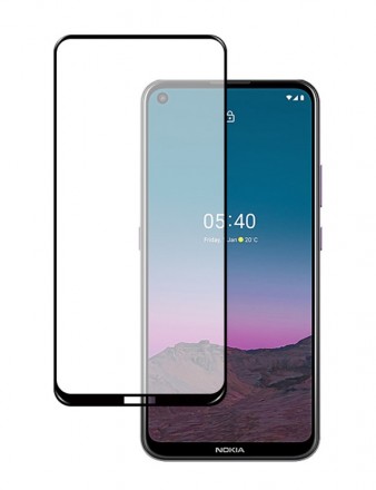 Защитное стекло c рамкой 3D+ Full-Screen для Nokia 5.4