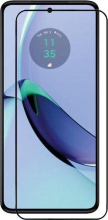 Защитное стекло c рамкой 3D+ Full-Screen для Motorola G24 Power