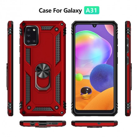 TPU+PC чехол Ring Plaza (с подставкой) для Samsung Galaxy A31