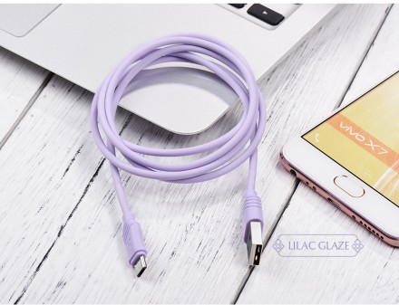 USB - Micro USB кабель HOCO X6 Khaki