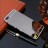 Металлический чехол бампер с зеркальной крышкой для Xiaomi Redmi 6A
