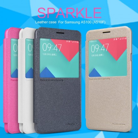 Чехол (книжка) Nillkin Sparkle для Samsung A510F Galaxy A5