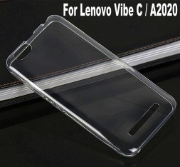 Ультратонкая ТПУ накладка Crystal для Lenovo A2020 Vibe C (прозрачная)