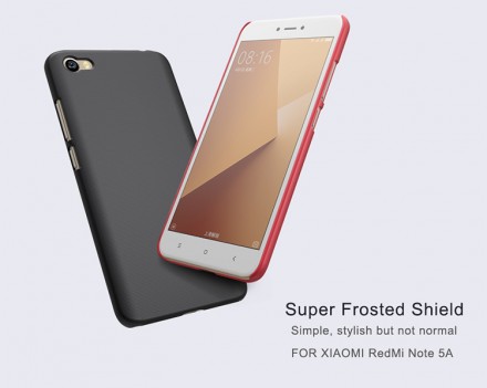 Пластиковая накладка Nillkin Super Frosted для Xiaomi Redmi Note 5A (+ пленка на экран)