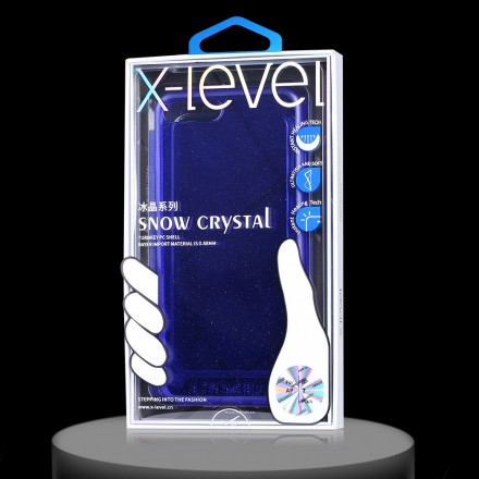 ТПУ накладка X-level Snow Crystal Series для iPhone 7 Plus