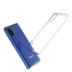 Ультратонкий ТПУ чехол Crystal для Samsung Galaxy A31 (прозрачный)