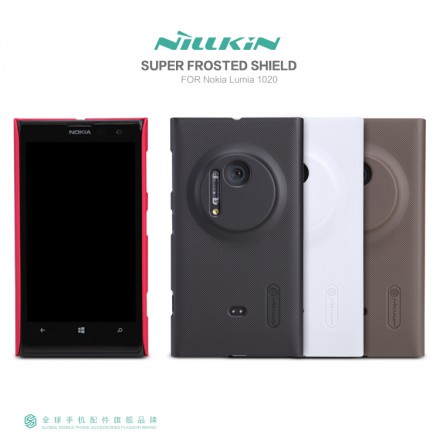 Пластиковая накладка Nillkin Super Frosted для Nokia Lumia 1020 (+ пленка на экран)