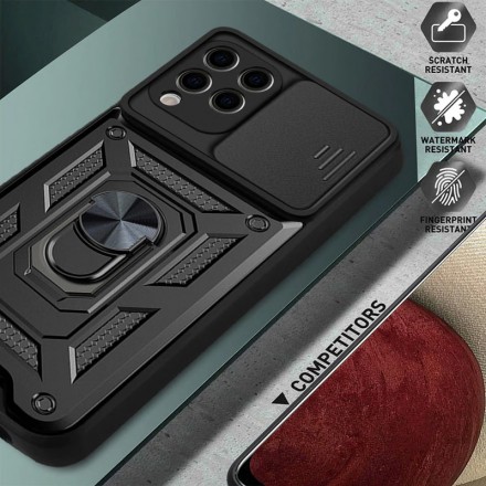 TPU+PC чехол Gate Ring Plaza (с защитой камеры) для Samsung Galaxy M32