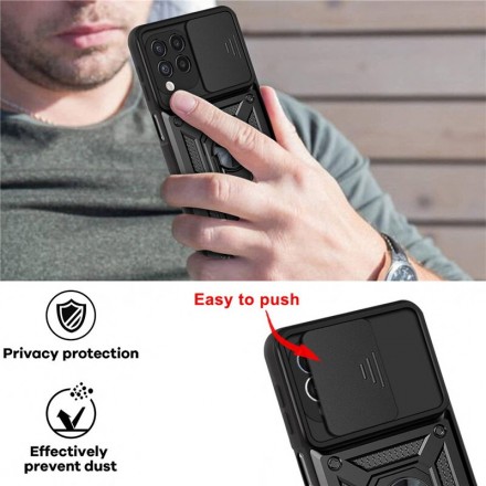 TPU+PC чехол Gate Ring Plaza (с защитой камеры) для Samsung Galaxy M32