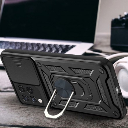 TPU+PC чехол Gate Ring Plaza (с защитой камеры) для Samsung Galaxy M32
