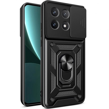 TPU+PC чехол Gate Ring Plaza (с защитой камеры) для Xiaomi Poco X6 Pro
