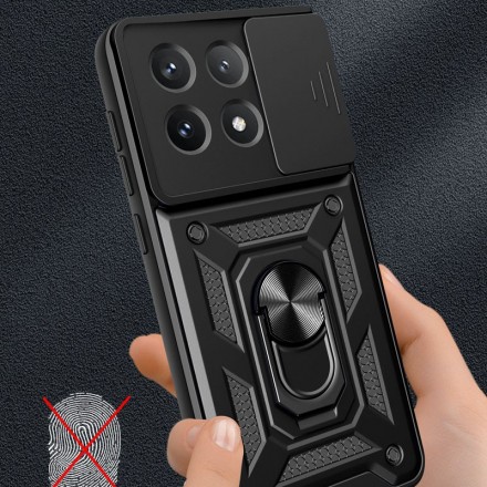 TPU+PC чехол Gate Ring Plaza (с защитой камеры) для Xiaomi Poco X6 Pro