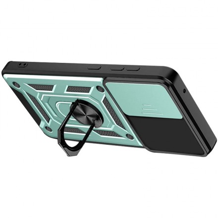 TPU+PC чехол Gate Ring Plaza (с защитой камеры) для Xiaomi Poco X6 Pro