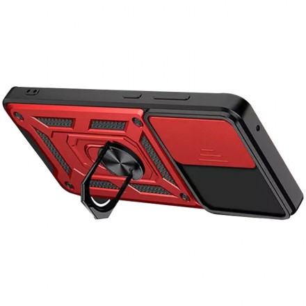 TPU+PC чехол Gate Ring Plaza (с защитой камеры) для Xiaomi Poco X6 Pro