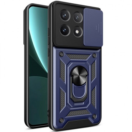 TPU+PC чехол Gate Ring Plaza (с защитой камеры) для Xiaomi Poco X6 Pro