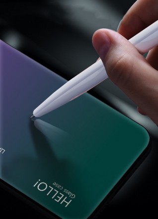 ТПУ накладка Color Glass для Xiaomi Pocophone F1