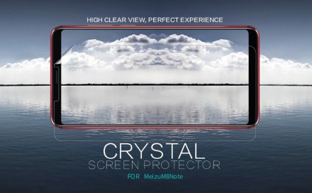 Защитная пленка на экран Meizu M8 Note Nillkin Crystal