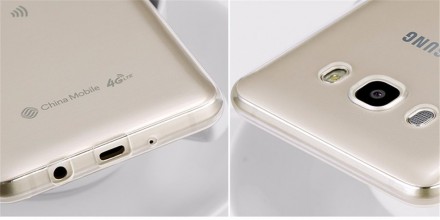 Прозрачная накладка Crystal Strong 0.5 mm для Samsung J710 Galaxy J7 (2016)