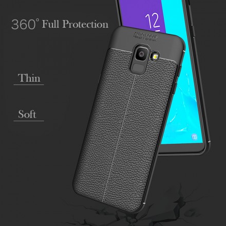 ТПУ накладка Skin Texture для Samsung Galaxy J6 2018 J600