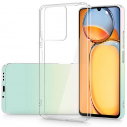Ультратонкий ТПУ чехол Crystal для Xiaomi Poco C65 (прозрачный)